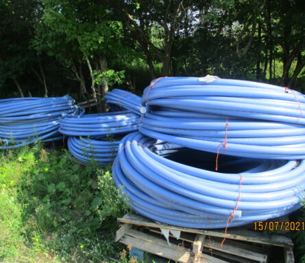 Lot de rouleaux de tubulure MapleFlex 1 1/2” bleu x 300’