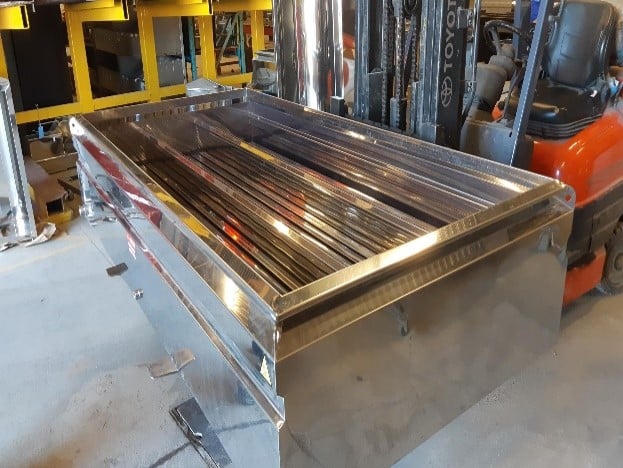 Flue pan Turbo 3 48″ x 8′